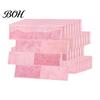 Self Adhesive Mosaic Wall Decor 8PCS Faux Brick Stickers, Waterproof Decals, Moisture-proof Easy Heat Resistant Covering Peel And Stick Tile Stickers