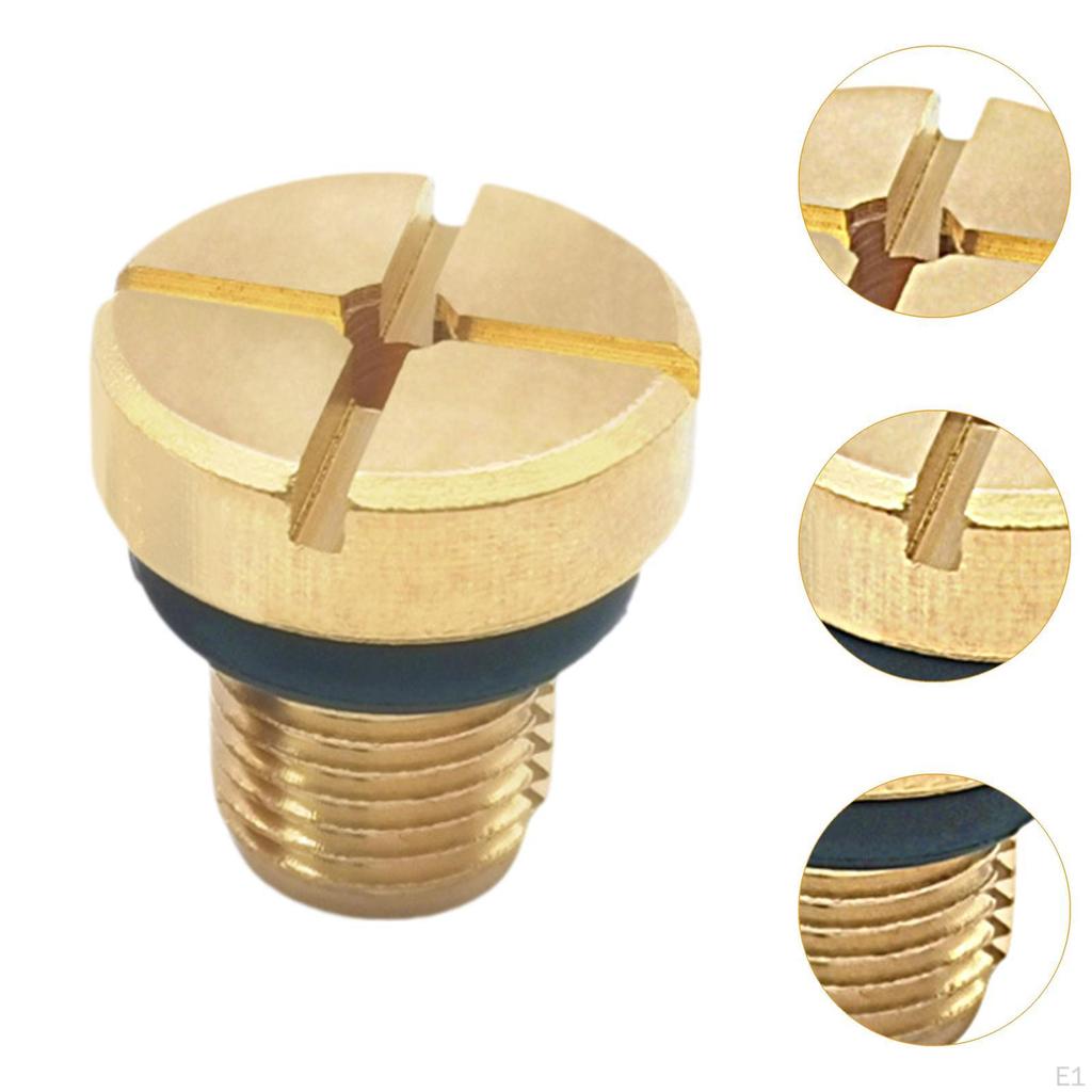 Coolant Expansion Tank Bleeder Screw ,Radiator Drain Screw, Premium ,Replaces Brass