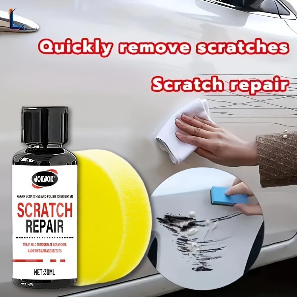 JOKJOK Car Scratch Repair Wax – Quick Polish & Shine Restorer – Scratch Removal Cream for All Vehicles – Easy-to-Use Paint Care
