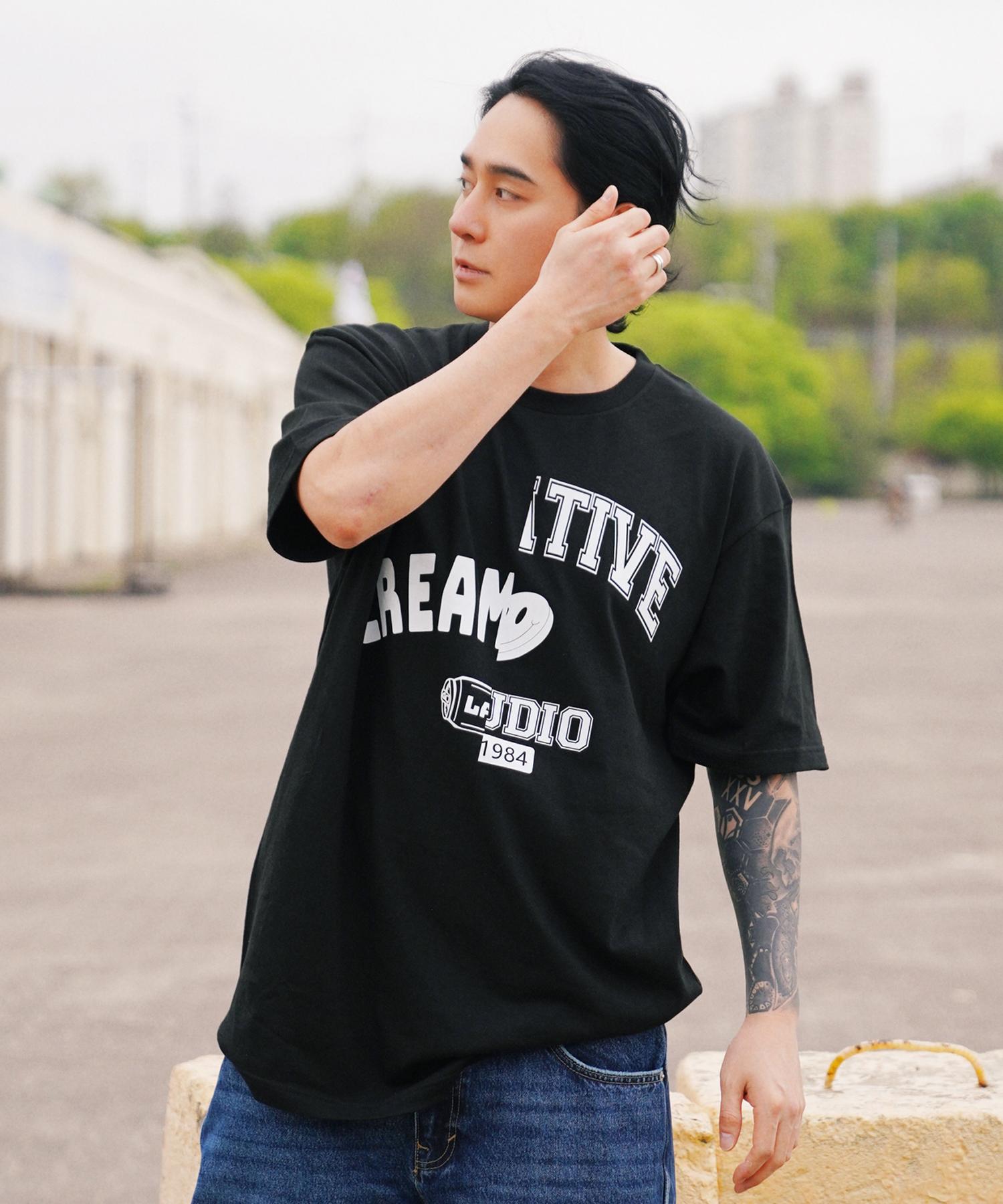 Cream Soda Lab 1984 Creative Short Sleeve T-Shirt Black White L
