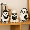 Cute Kawaii Ghost Decor for Bedroom Halloween Figurine, Resin Cartoon Desktop Ornaments, Statue Modern Minimalist Table Centerpiece with