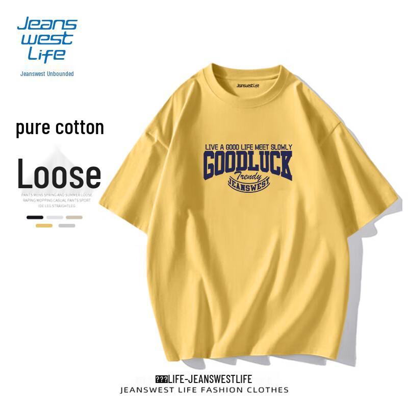 JEANSWEST LIFE Men's Cotton Graphic T-Shirt