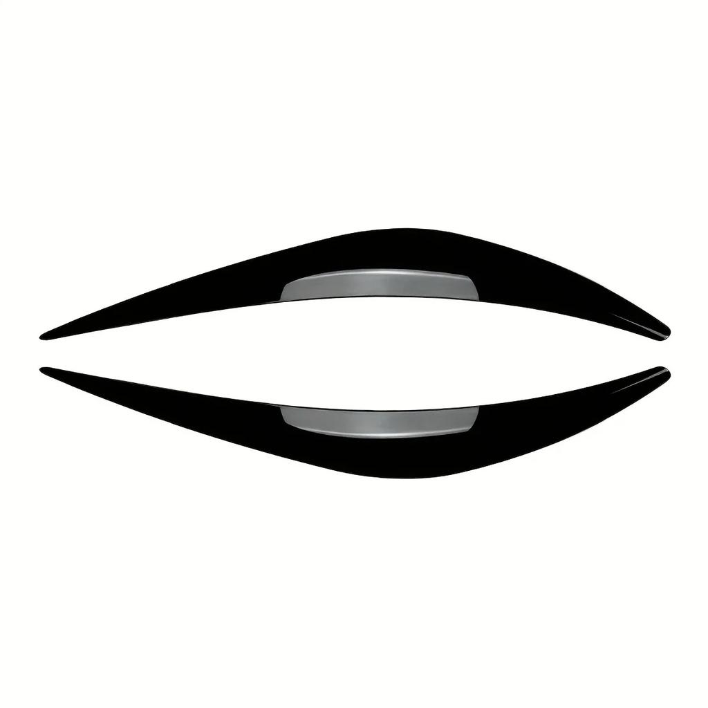 Par Bil Framlyktor Ögonbryn Ögonlock Trim Klistermärken Skydd För Infiniti Q50 2014 2015 2016 2017 2018-2022 Strålkastarögonbryn