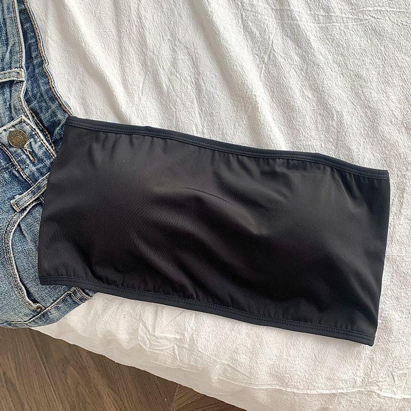 

Нескользящее фитнес-белье Цельный бюстгальтер с чашечками Ударопрочный Пуш-ап Бюстгальтер для бега Топ-труба Ощущение обнаженности Одежда для йоги Жилет с запахом Black Free size (40.00kg -62.50kg)