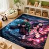 Demon Slayer Swordsmen Trio Patterned Rug Durable Easyclean Carpet For Bedroom Study Home Party Decor Birthday Gift