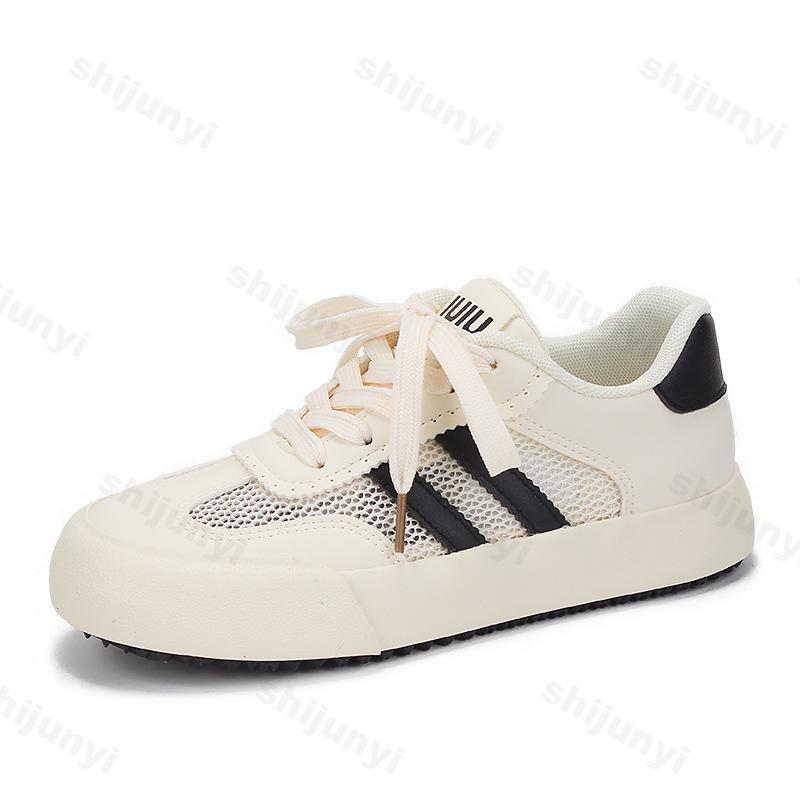 Fashion Autumn Women Shoes 2025 New Fashion Vintage Breathable Casual Sports Board Shoes Thick Bottom White Outdoor Leisure Shoes
