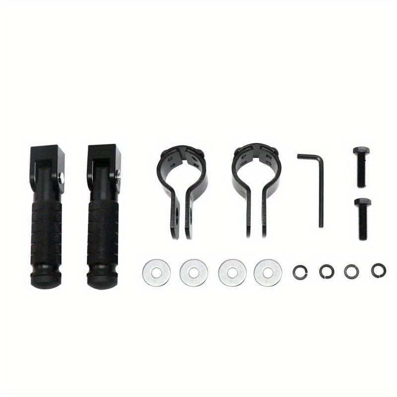 Motorcycle Pedals, Off-road Motorcycle Electric Vehicle Modified Pedals, Aluminum Alloy Pedals with Added Pedals