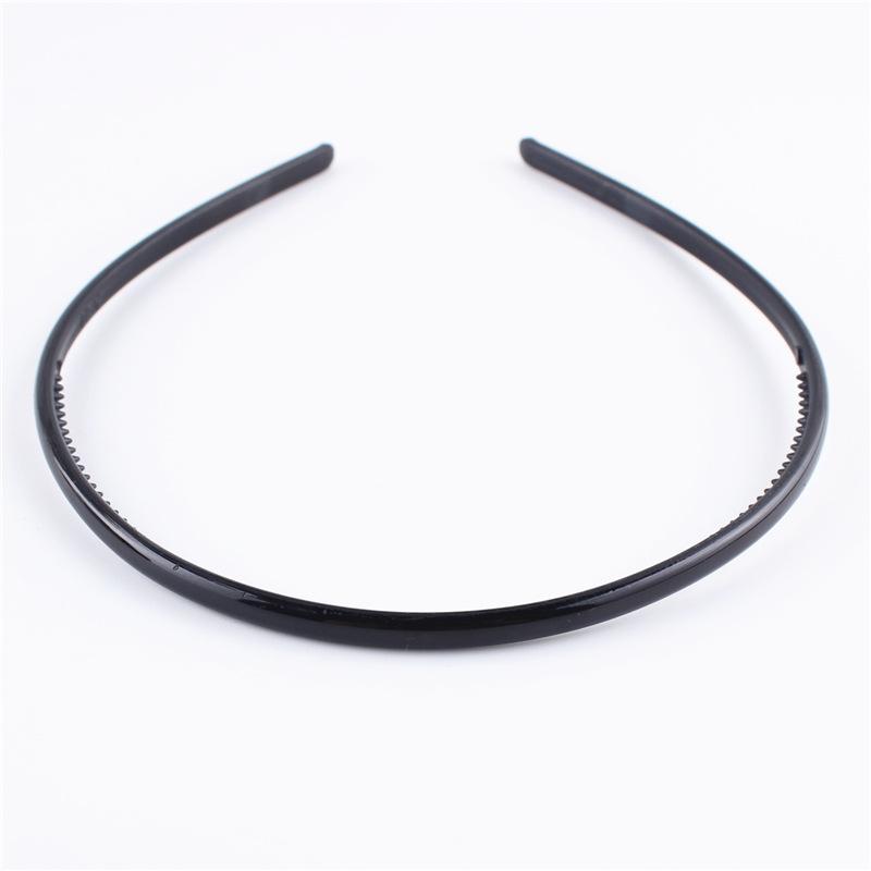 Unisex Men Women Black Metal Wavy Headband Invisible Sports Female Back Non-slip Wave Hairband Bangs Holder Hair Accessories
