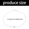 Handmade Moon Star Imitation Pearl Necklace with Zircon Accent for Women Stylish Collarbone Chain Gift Idea