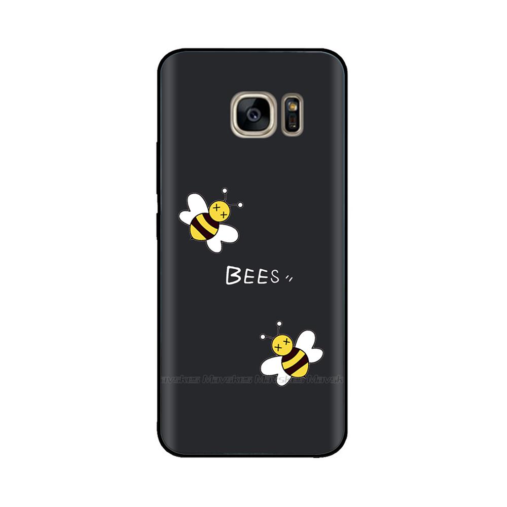 Black Silicone Case For Samsung Galaxy S6 Edge Case Soft TPU Cover For Samsung Galaxy S6 S 6 Edge Case Cover Bumper Coque Para