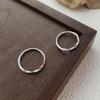 Adjustable 999 Sterling Silver Mobius Strip Couple Rings - Simple, Unique Band Pair