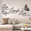 Creative English Letters Wall Stickers - Love Live Decor for Living Room/Bedroom