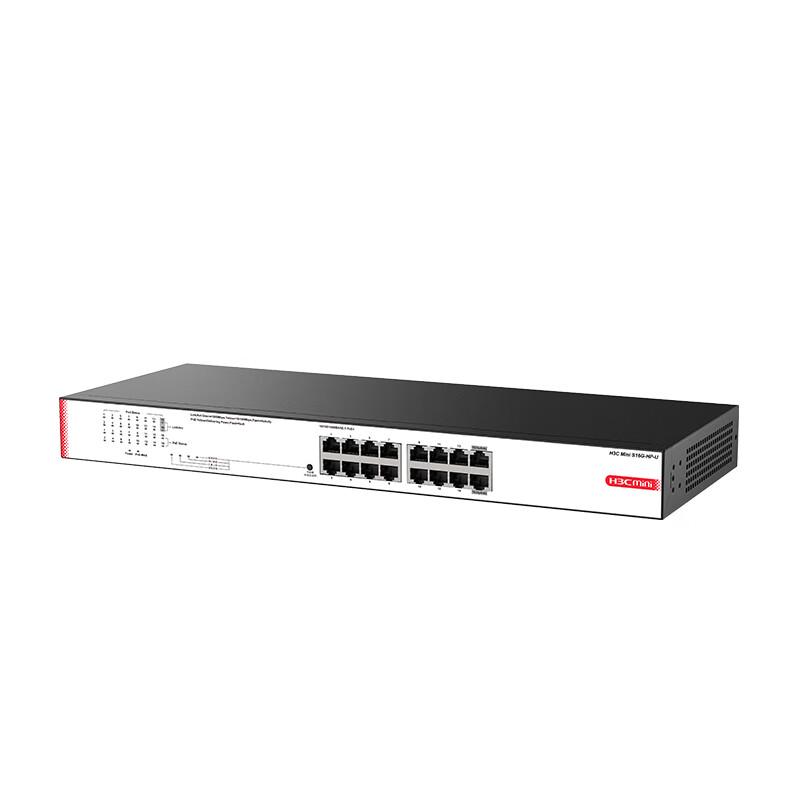 H3C Mini S16G-HP-U 16-Port Gigabit Unmanaged PoE Switch