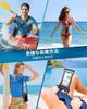 YOSH Waterproof Smartphone Case with Double Pockets and 3D Large Capacity Storage for Small Double Crossbody IPX8 Suitable for the and Hot Touch Face