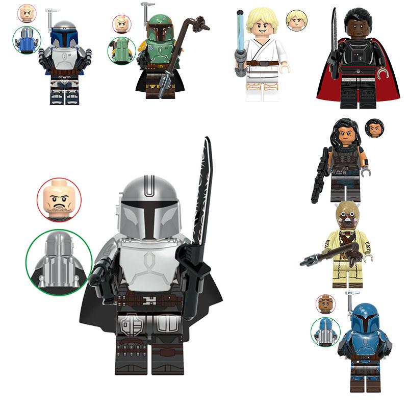 Star Wars Din Djarin Building Block Plastic Childern Edcation Present Birthday