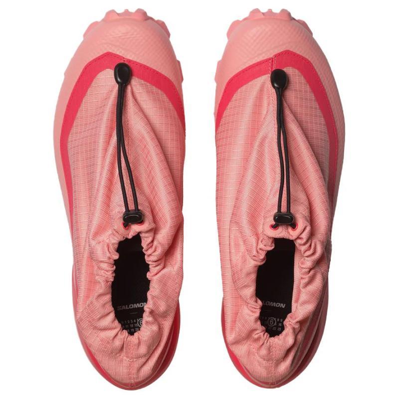 MM6 Maison Margiela X SALOMON CROSS Abrasion Resistant Low Top Trail Running Shoes Unisex Pink Sneakers 477083