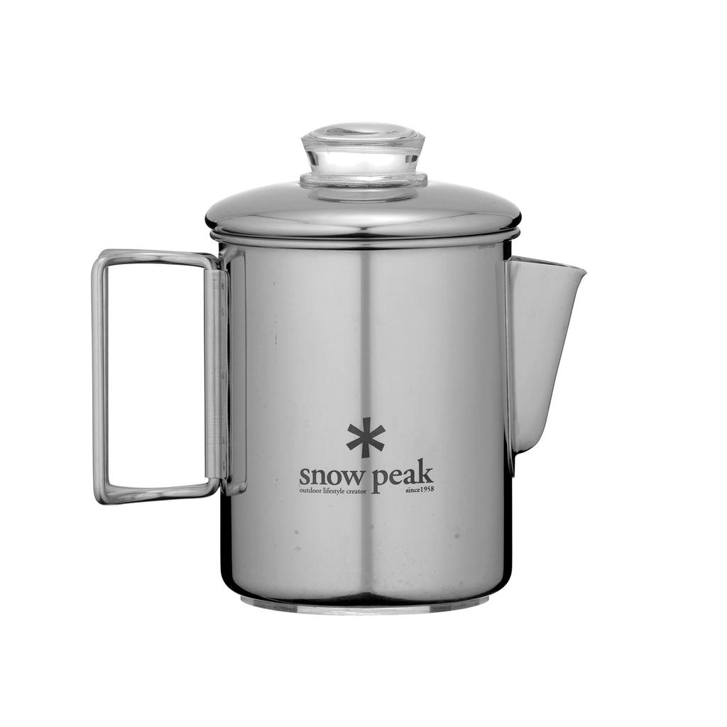 Snow Peak Stainless Steel Percolator 6 Cups PR-006