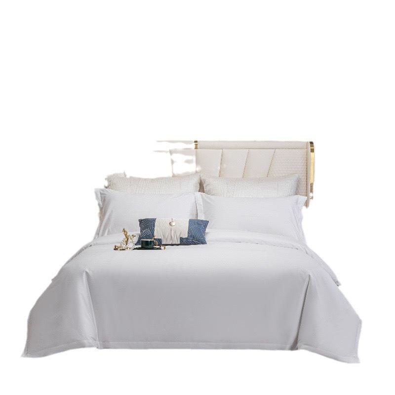 Pure White 60s Sateen Hotel Pillowcase - Single Piece