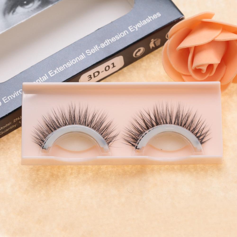 3D Professional Self Adhesive Eyelashes No Stimulation False Eyelashes Extension