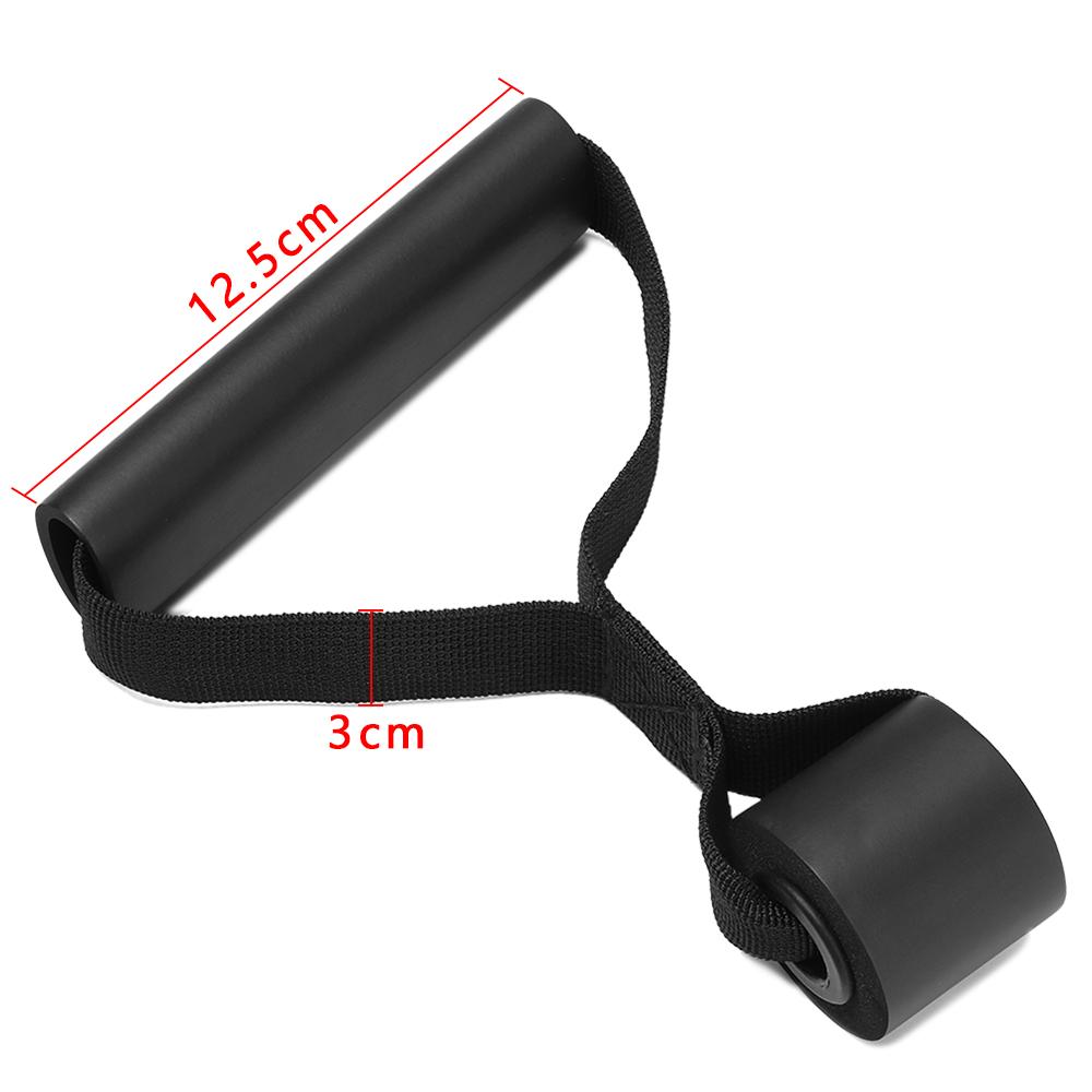 Training Exercise Pilates Latex Tube Resistance Bands Home Fitness Elastic Band Over Door Anchor