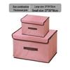 Foldable Dustproof Clothes Storage Box with Lid - Multifunctional Organizer for Clothing and Pants