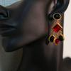 Classic Women Girls Fashion Elegant Lady Vintage bracelet ring Crystal Jewelry Necklace Earrings Ear Clip