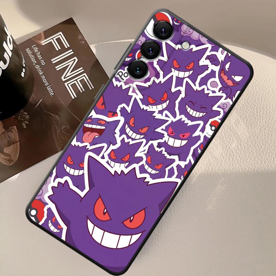 Pokemon Gengar Case for Samsung Galaxy A70 A04 A13 A20 A17 A50 A15 A16 A40 A05 A12 A06 Funda Phone Cover