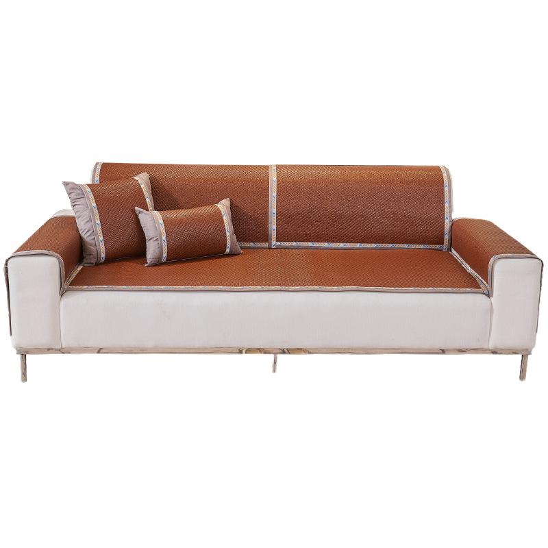 Summer Pe Rattan Sofa Cushion  New Mat Rattan Cushion Sofa Cover Full Cover Cloth Towel Non-Slip And Anti-Cat Claws