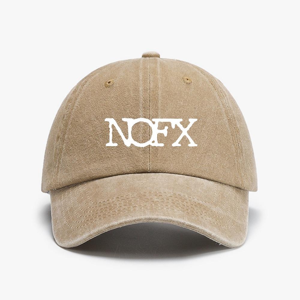 Nofx Rock Metal Baseball Cap Vintage Washed Denim Hat Summer Casual Unisex Adjustable Snapback Hats