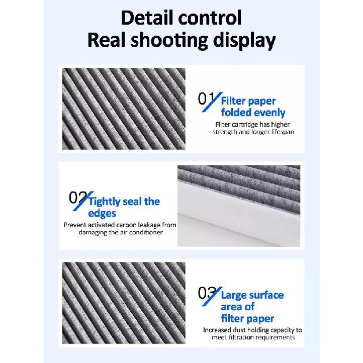 Car Air Filter For Lexus LX 570 J200 2010~2019 2013 2014 2015 Car Filter Grid Conditioner Purifier Replacement Auto Accessories