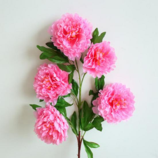 Peony Silk Flower: Large, Single-Head Tabletop/Floor Decoration