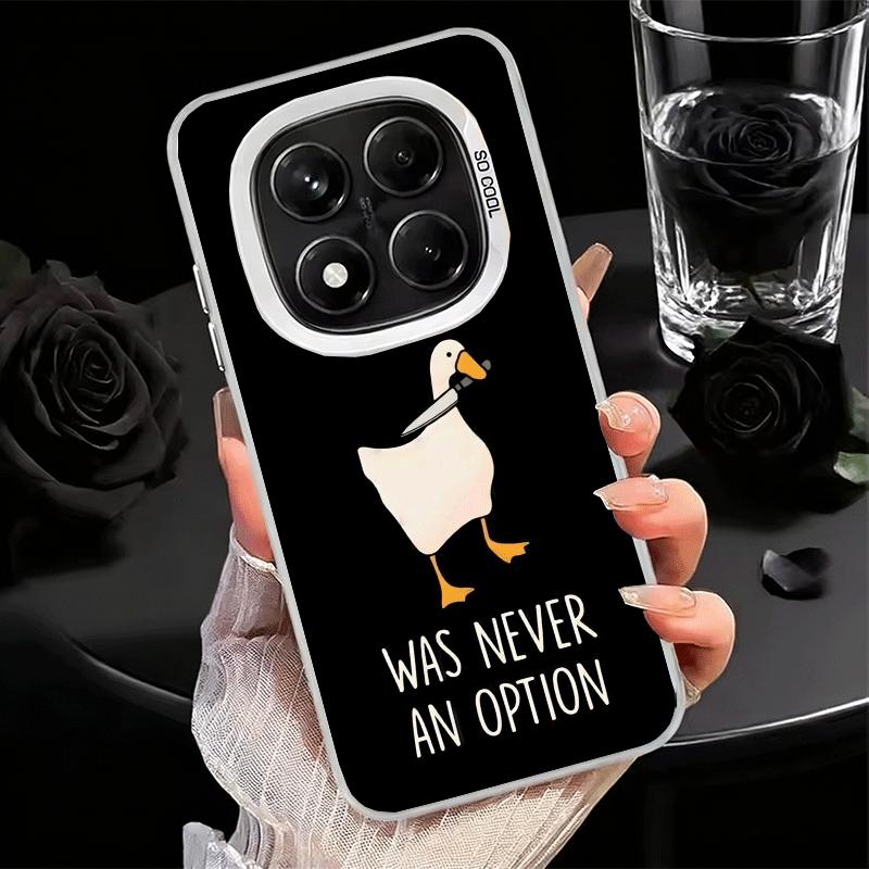 Funny Cartoon Goose Game Shockproof Phone Case for Xiaomi Redmi Note 15 14 13 12 Pro Plus 11 11S 11T 5G Cover Anti Fall Fundas