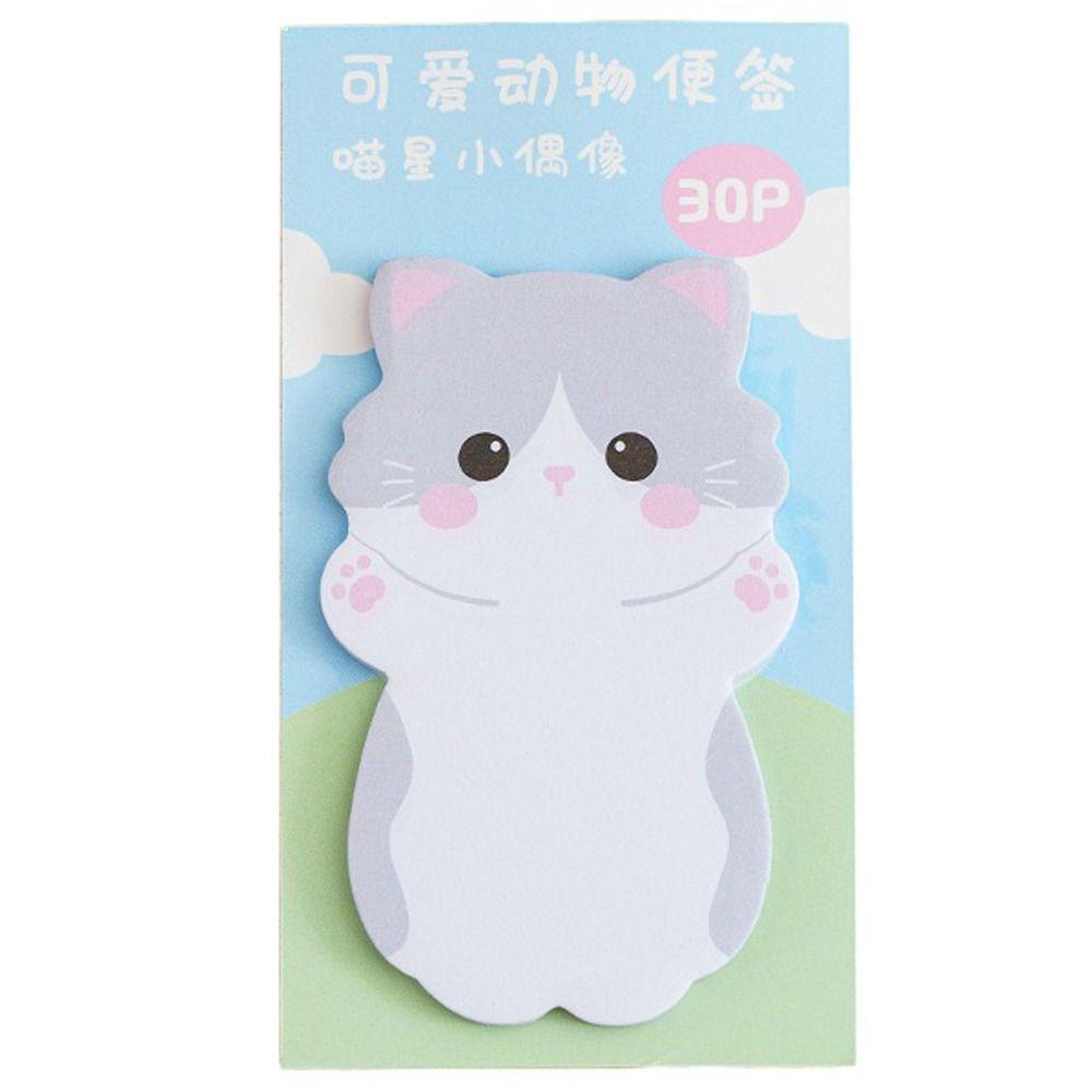 Cartoon Bear Sticky Notes Cat Notepad Message Notes Animal Memo Pad  Stationery