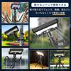 Lasola Solar Outdoor Light, IP65 Waterproof, Solar-Powered, Motion Sensor Light with Flexible Tripod & 360-Degree Adjustable Lamp, USB Rechargeable, 3