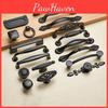 Luxurious Matte Black Nickel Kitchen Cabinet Handle With Vintage European Style