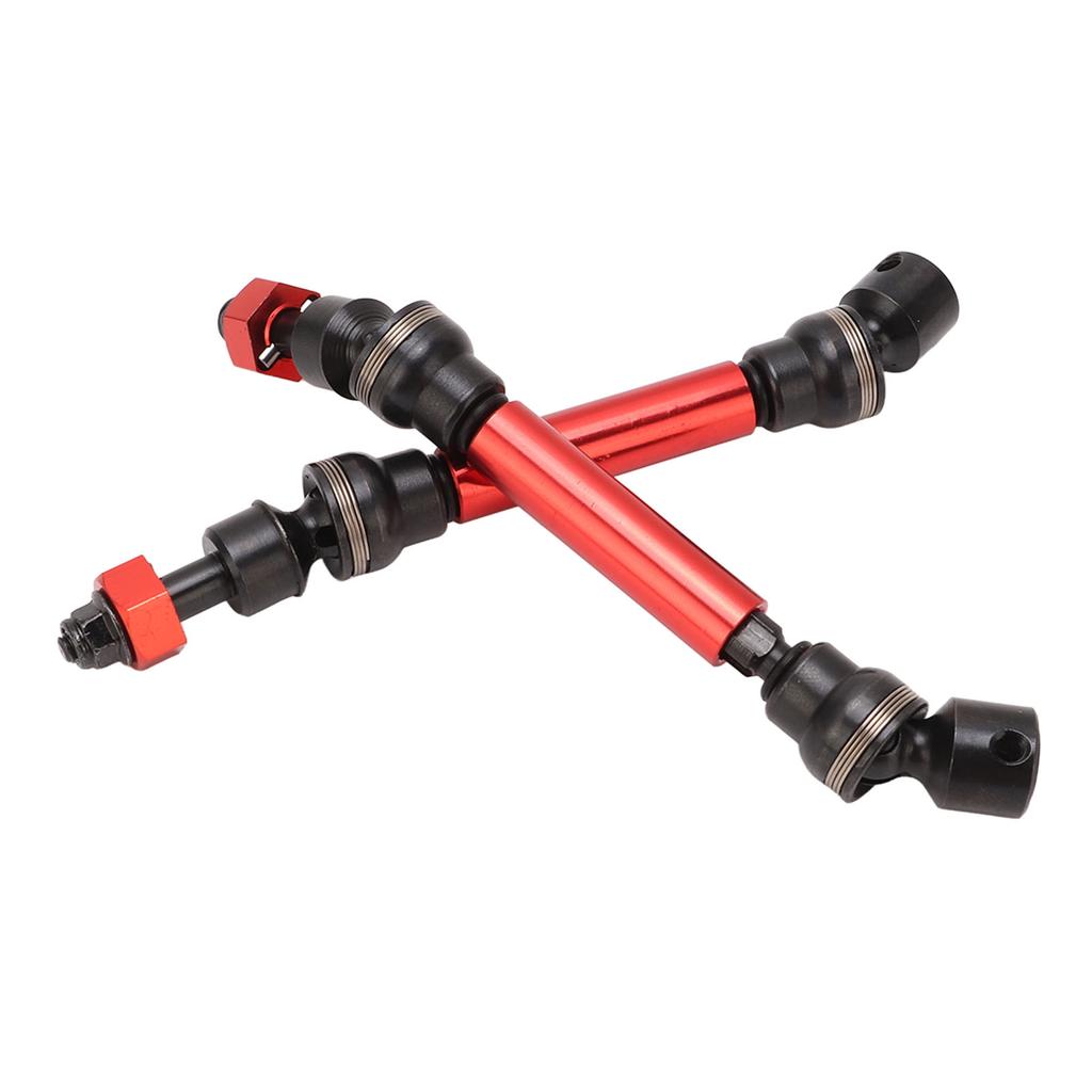 RC Drive Shaft Set Aluminum Alloy Steel Front Rear Drive Shaft RC Accessories for Arrma 1 10 3S Senton Red