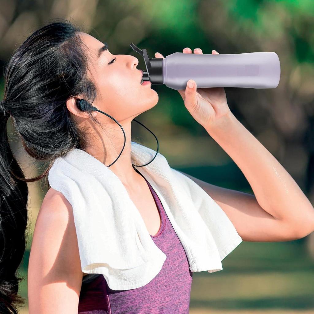 Comet 1000 Stainless Steel Water Bottle 1000 ml, Single Walled, ISI Certified I Leak Proof Lid, Rust Proof I For School, Office, Gym