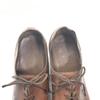 ZARA Plain Toe Leather Business Shoes Brown 42 26.5-27.0(USED)