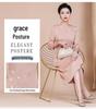 Elegant Light Pink Plus Size Autumn Banquet Gown for the Young Mother of the Groom