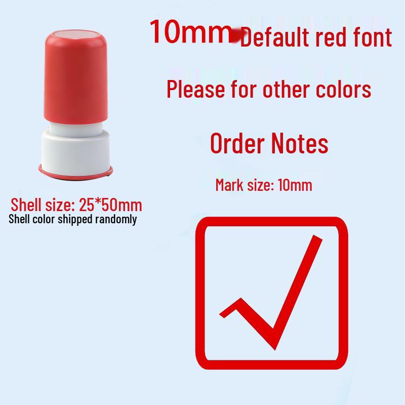 Children's Reward Stamp Set: Cartoon Teacher Small Red Flower Stamps for Kindergarten and Primary School