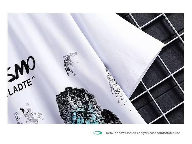 Herrarnas T-shirt med korta ärmar och shorts i is-silke - Sommartrend 2022