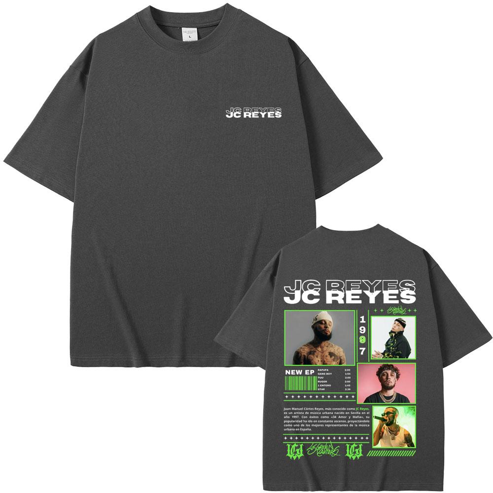 Hot Sale Rapper Jc Reyes Tour 2025 Graphic Print T-shirt Men's Hip Hop Fashion Short Sleeve T-shirts Men Retro Oversized T Shirt