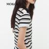 MO&Co. C+ Series Striped Polo Knit Top