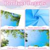 4 Pcs Fluorescent Light Covers For Ceiling Lights 2 X 2 Feet Magnetic Spring Summer Autumn Winter Reducing Harsh Glare Shade Pan