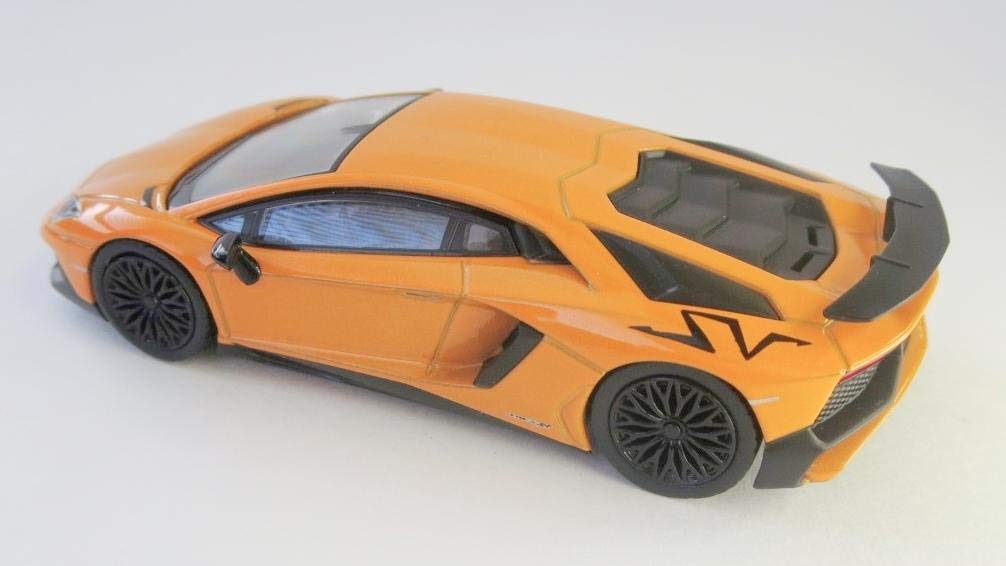 Bunka Original Scale Mini Car Series Lamborghini Aventador SV Orange Produit fini 1/64