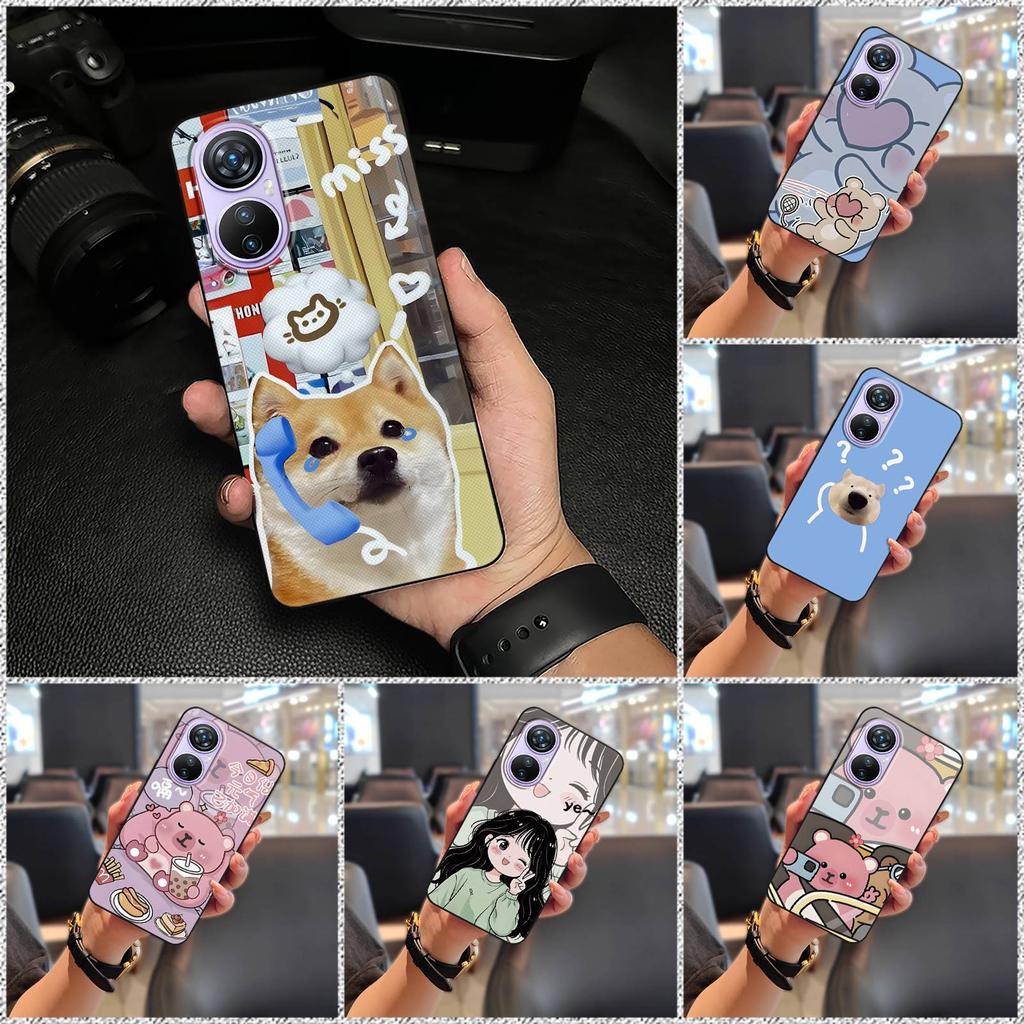 Handytasche Komplettschutz Handyhülle Für Blackview A200 Pro Rückseite Paar Cartoon Wasserdicht Stoßfest Staubdicht TPU