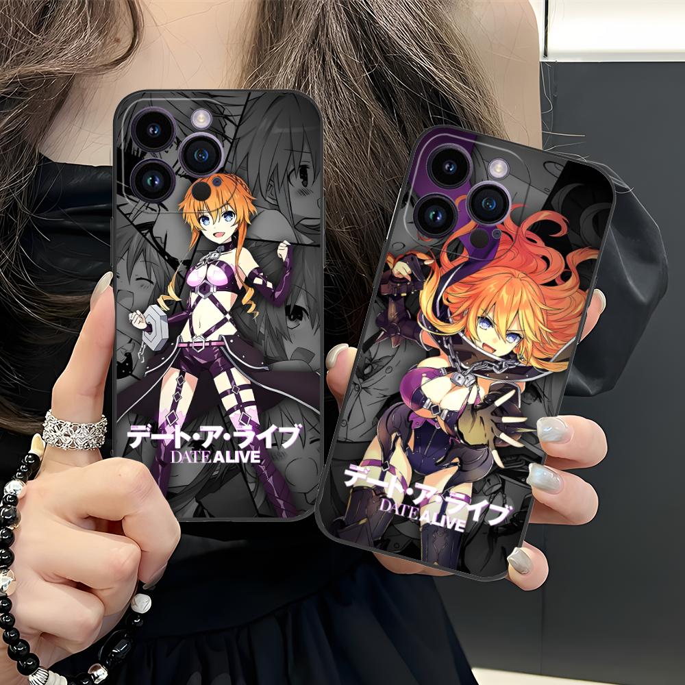 Date a Live Yamai Kaguya Matte Mobile Phone Case for iPhone 17 16 15 14 13 12 11 X XR XS 8 7 Air Pro Max Plus Mini Colorful