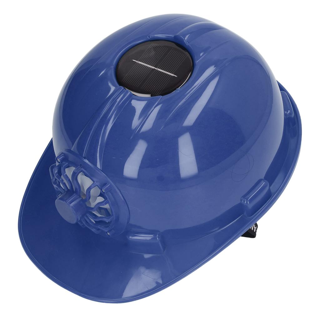 Hard Hat with Solar Fan Plastic Ventilated Safety Helmet Breathable Hard Cap with Removable Lining