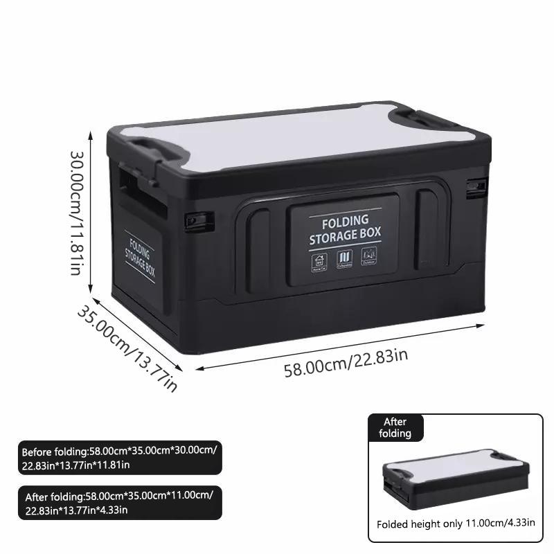 

SEAMETAL автомобильный багажник, большая вместимость, универсальный ящик для хранения, складной автомобильный контейнер, уличные органайзеры, коробки для хранения