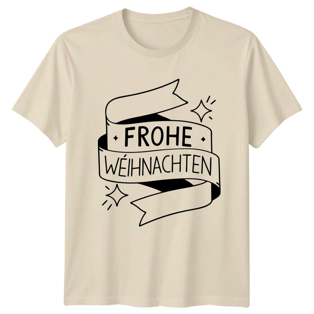 Frohe Weihnachten TShirt GerUnisex Holiday Christmas Gift For Him And Her